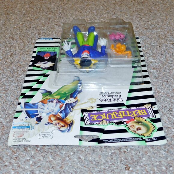 1989 Kenner Beetlejuice 5" Shish Kebab Beetlejuice Figure MOC Brand New - Picture 9 of 9